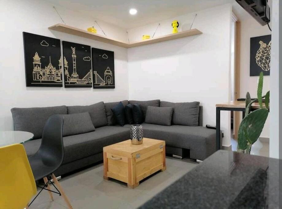 Downtown Depto Con Terraza Privada Apartment Mexico City Exterior photo